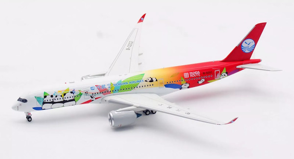 Airbus A350-941 Sichuan Airlines "Panda Route" detachable gear AV4249