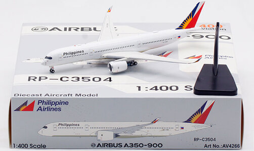 Airbus A350-941 Philippine Airlines RP-C3504 detachable gear AV4266