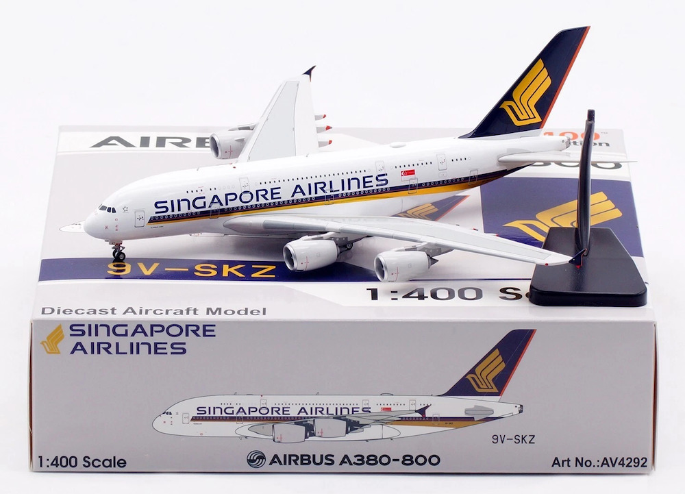 [値下げ]SINGAPORE航空AIRBUS A380 1/400 Aviation400 Singapore A380 - YouTube