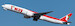 Boeing 777-300ER T'Way Air HL8706 detachable gear 