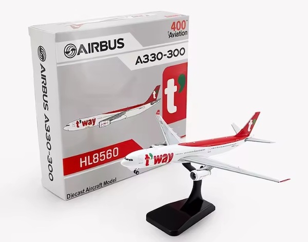 Airbus A330-343 T'Way Air HL8560  AV4350
