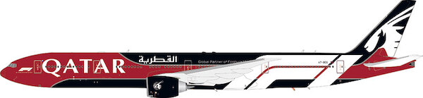 Boeing 777-3DZER Qatar Airways "F1" A7-BEG detachable gear  AV4381