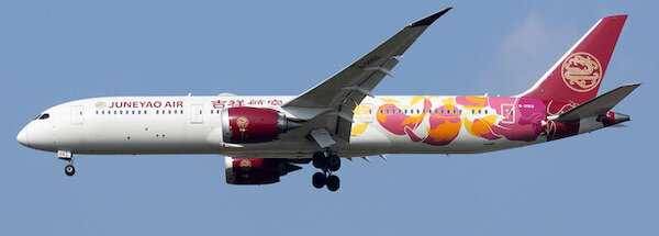 Boeing 787-9 Dreamliner Juneyao Airlines B-20EQ detachable gear  AV4396