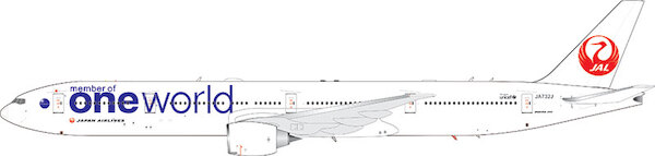 Boeing 777-346ER Japan Airlines "oneworld" JA732J detachable gear  AV4410