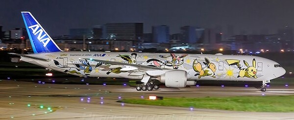 Boeing 777-381ER ANA All Nippon Airways JA784A "eevee jet " WB4029