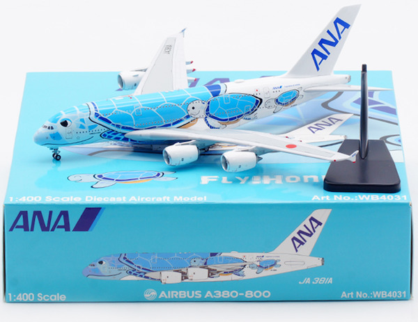 Airbus A380 ANA All Nippon Airways "Flying Honu - Lani Livery" JA381A detachable gear WB4031