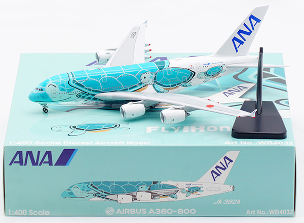 Airbus A380 ANA All Nippon Airways "Flying Honu - Kai Livery" JA382A detachable gear WB4032