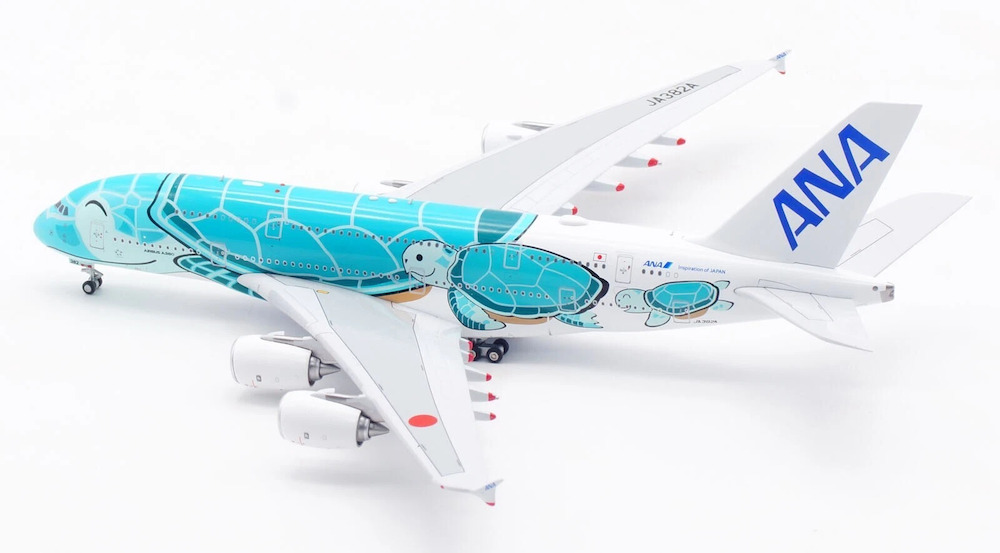 全日空　ANA AIRBUS A 380 FLYING HONU　1/200 ANA All Nippon Airbus A380 Flying Honu Kai Turtle Green
