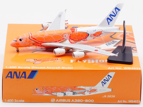 Airbus A380 ANA All Nippon Airways "Flying Honu - Ka La Livery" JA383A detachable gear  WB4033