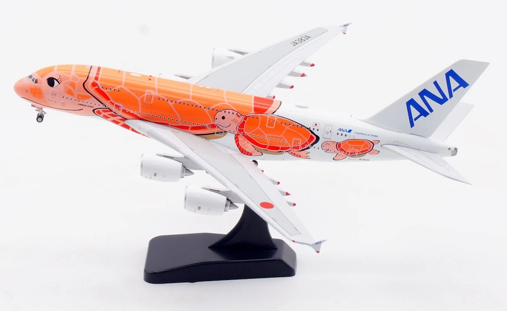 JC Wings ANA A380 JA383A 1:400 全日空 JC Wings ANA Airbus A380 JA383A “Flying Honu - Ka La Livery