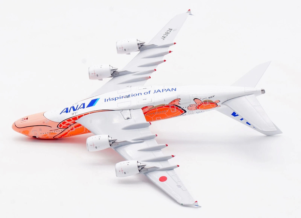 JC Wings 1/400 ANA AIRBUS A380 フライングホヌ Amazon.com: JC Wings ANA Airbus A380 JA381A Flying Honu