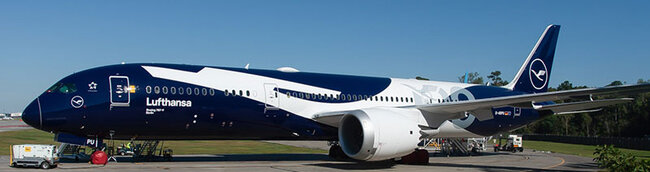 Aviation 400 WB4063 Boeing 787-9 Dreamliner Lufthansa 100TH D-ABP