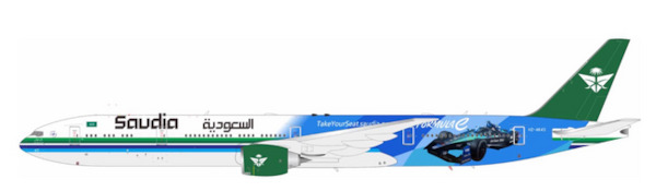 Boeing 777-300ER Saudi Arabian Airlines "Formula E 2024" HZ-AK43 detachable gear  WB4065