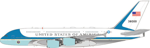 Airbus A380 Air Force One 38000 detachable gear WB4072