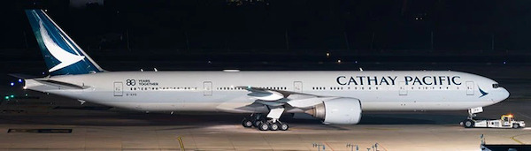 Boeing 777-367ER Cathay Pacific "80 Years Together" B-KPO detachable gear WB4080