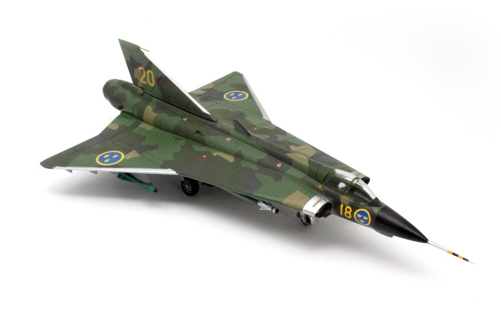 航空機・ヘリコプター TAMIYA 1/100 SAAB J35F Draken & BELL AH SAAB J35F Draken, Tamiya PA-1006 (1968)