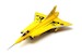 Saab J35J Draken Swedish Air Force YELLOW 43-10 