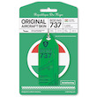 Aviationtag 5U-BAG GRN Keychain made of: Republic of Niger Boeing
