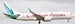 Keychain made of real aircraft skin: Boeing 737 Caribbean Airlines 9Y-KIN  9Y-KIN
