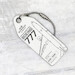 Keychain made of: Boeing 777 Etihad A6-LRB white 
