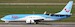 Keychain made of:  Boeing 737-800 TUI D-ABKA  D-ABKA dark blue