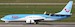 Keychain made of:  Boeing 737-800 TUI D-ABKA  D-ABKA dark blue