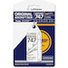Keychain made of real aircraft skin: Boeing 747-400 Lufthansa D-ABTE (white) 