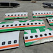 Keychain made of real aircraft skin: Boeing 747-400 EVA Air  B-16411 (white)  EVA 747 WHITE