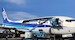 Keychain made of real aircraft skin: Boeing 737-700 ANA All Nippon JA02AN Blue  JA02AN B image 1
