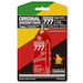 Keychain made of:  Boeing 777 - N661WT (red) 
