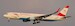 Keychain made of real aircraft skin: Boeing 767-300ER Austrian Airlines OE-LAX  OE-LAX