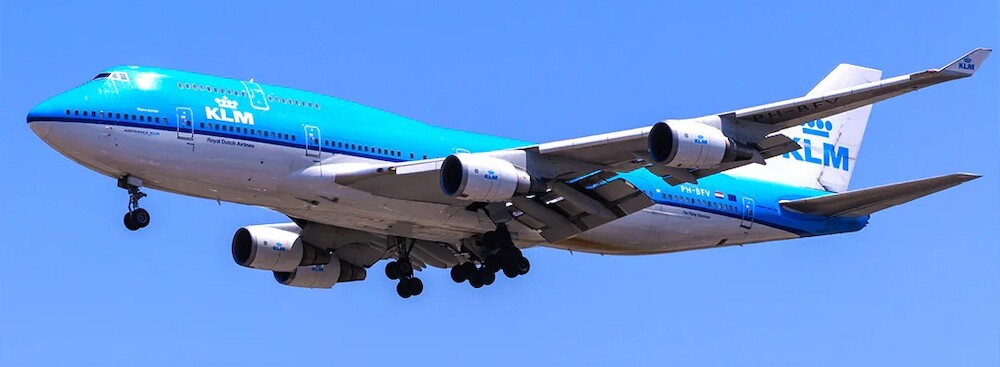 Aviationtag PH-BFV BL-W Keychain made of: JetOneX VQ-BWM / KLM Bo