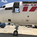 Keychain made of real aircraft skin:  A320 TAM PR-MAP red  PR-MAP RED
