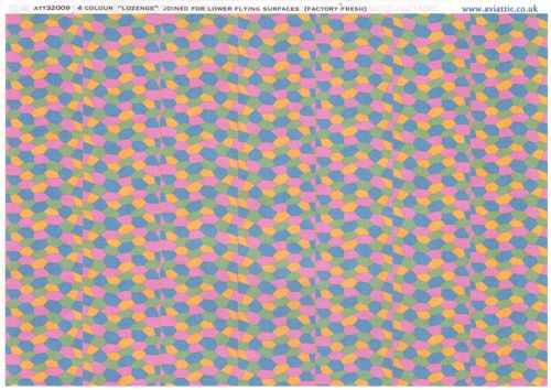 German Lozenge 4 colours joined pattern for lower surfaces - Factory fresh ATT32009