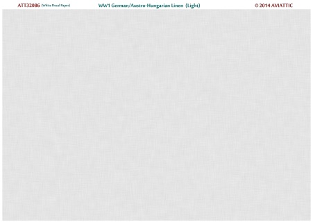 WW1 German Austro-Hungarian Linnen (Light) (White decal Paper) ATT32086