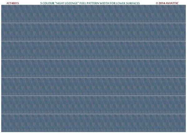 German 5 colour 'night lozenge' full pattern width for lower surfaces ATT48019