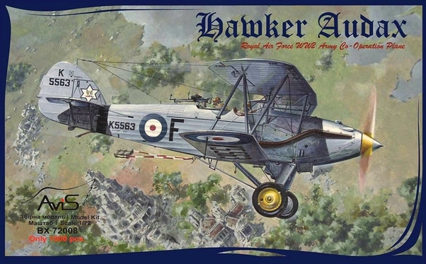 Hawker Audax MKI RAF WW2 Army Co-operation plane AVI72008