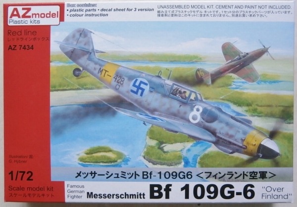 Messerschmitt BF109G-5 'Over Finland'' az7434