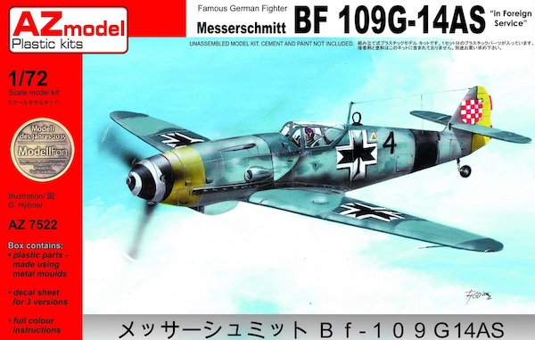 Messerschmitt BF109G-14AS "in Foreign Service"  az7522