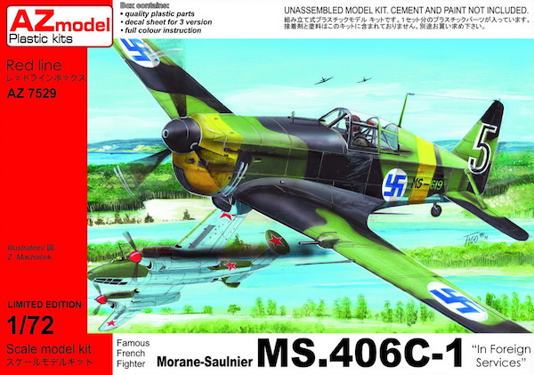 Morane Saulnier MS406 in Foreign Services (Croatia, Finland, Vichy France) az7529
