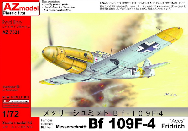 Messerschmitt BF109F-4 Friedrich "Aces"  az7531