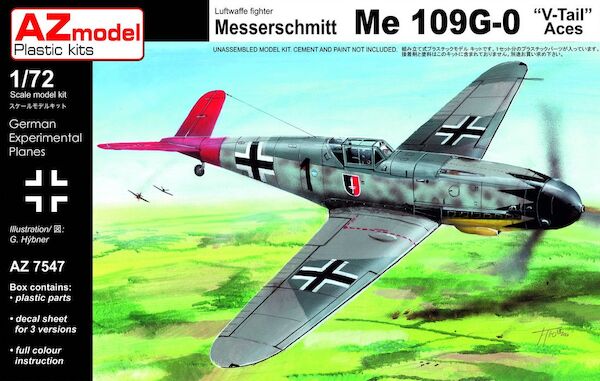 Messerschmitt BF109G-0 V-tail "Aces"  AZ7547