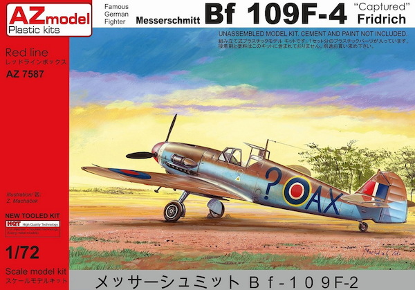 Messerschmitt BF109F-4 Fridrich "Captured" az7587