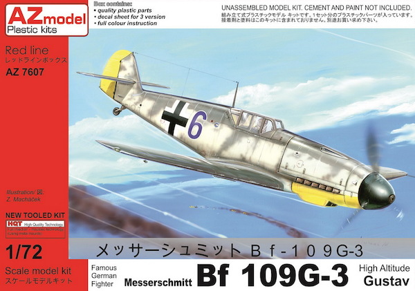 Messerschmitt BF109G-3 "High Altitude Gustav"  az7607