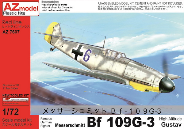 Messerschmitt BF109G-3 "High Altitude Gustav" az7607