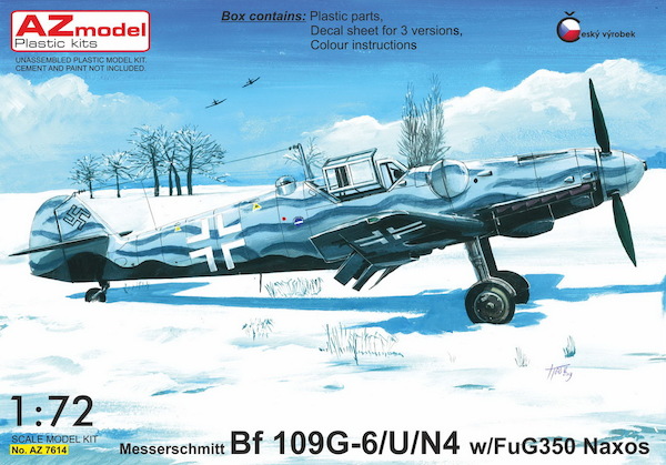 Messerschmitt BF109G-6/U/N4 with FuG350 Naxos Radar warning receiver az7614