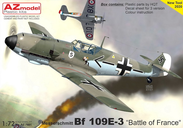 Messerschmitt Bf109E-3 "Battle of France" az7661