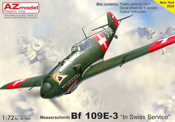 Messerschmitt BF109E-3 "In Swiss Service" az7664