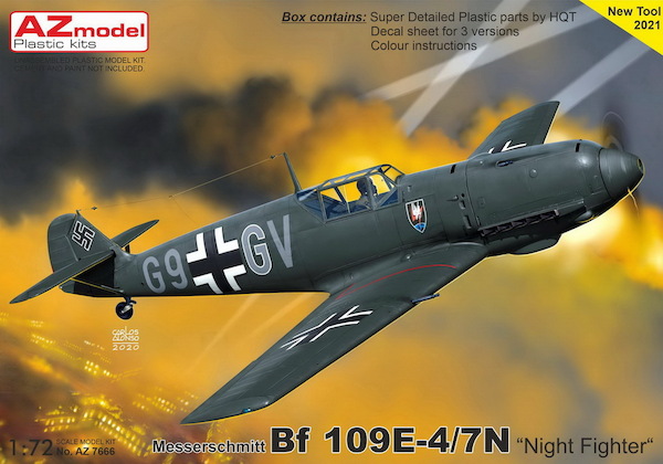 Messerschmitt Bf 109E-4/7N 'Night Fighter'  az7666