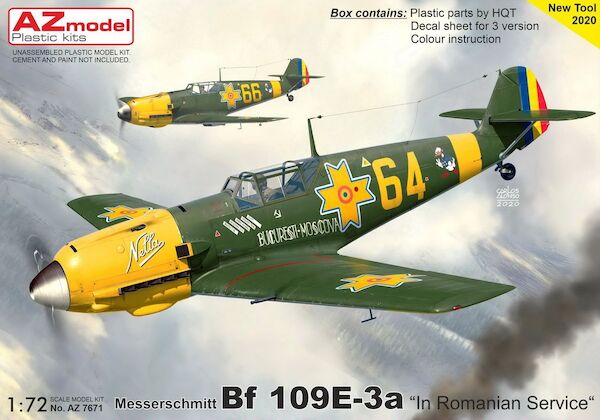 Messerschmitt BF109E-3a "In Romanian Service"  az7671